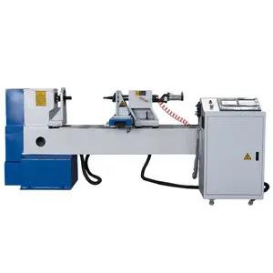 Auto Feeding Wood Lathe Machine CNC Wood Turning Milling Lathe for Curved Table Chair Legs