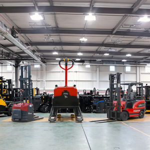 Apilador de paletas ajustable de 2T y 3,5 m con horquillas de elevación, carretilla elevadora eléctrica tipo soporte para caminar - Product Image 2