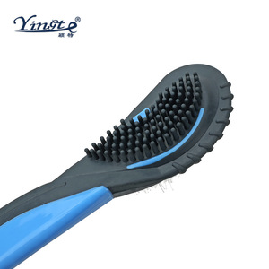 Yinste Double Sided Shoe <b>Brush</b> Nylon Bristles For <b>Suede</b> And Snow Boots Cleaning - Product Image 2