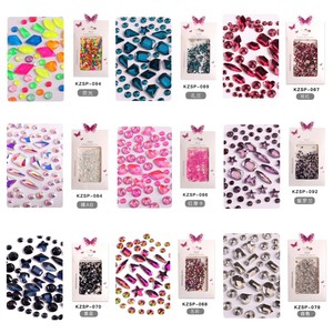 Strass en verre à dos pointu pour ongles, 100 pièces, mini micro strass, cristaux de diamant, paillettes, décoration de manucure, bijoux pour nail art DIY - Product Image 2