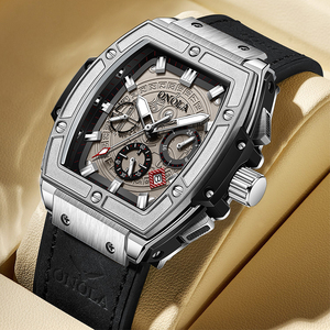 <span class=keywords><strong>Orologio</strong></span> Sportivo da <span class=keywords><strong>Uomo</strong></span> alla Moda ONOLA, <span class=keywords><strong>Orologio</strong></span> al Quarzo Multifunzione con <span class=keywords><strong>Cinturino</strong></span> in <span class=keywords><strong>Pelle</strong></span>, Impermeabile, Ordine all'Ingrosso dal Produttore ON6819 - Product Image 4