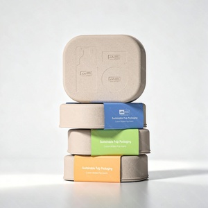 Pot cosmétique en aluminium format voyage pour beurre corporel avec plateau en papier et insert d'emballage pour cosmétiques - Product Image 2