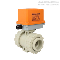 EDAK katup bola bermotor PPH rumah pipa pipa fitting tangki air fitting pipa gagal-aman katup irigasi air On/Off