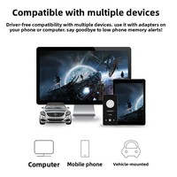 Clé USB 2.0 OTG en métal créative 8 Go/16 Go/32 Go pivotante pour voiture, double usage pour appareils Android, logo personnalisé, cadeau, nouveauté, garantie 1 an