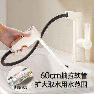 ก๊อกน้ำห้องครัวแบบมินิมอล ดีไซน์ดึงออกได้ พร้อมวาล์วเซรามิก ติดตั้งบนเคาน์เตอร์ น้ำร้อนน้ำเย็น - Product Image 3