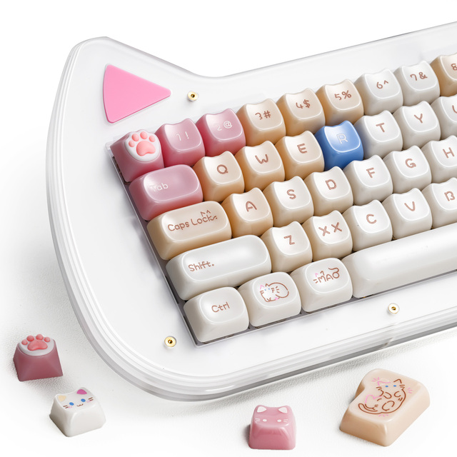 XVX Keycaps Ragdoll Cat MAO Profile Mechanical Keyboard Set (148-key) Sublimation Cute Cartoon DIY Custom