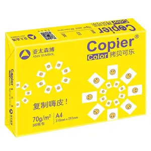 Chine fournisseur prix de gros copie papier A4 70gsm 75gsm 80gsm bureau applicable blanc A4 papier d'impression