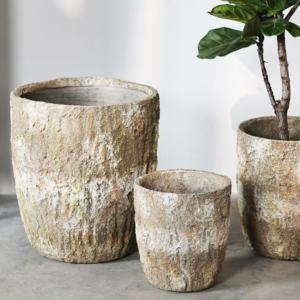 Pot de fleurs sur pied de style nordique avec motif lune créatif, grand diamètre, pour plantes vertes, design vintage - Product Image 1