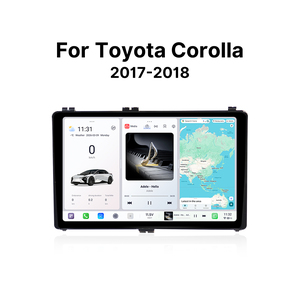 Youducar Radio de Coche Android de 9 Pulgadas con Reproductor de DVD y Navegación para Toyota <span class=keywords><strong>Corolla</strong></span> 2017-<span class=keywords><strong>2018</strong></span>, Pantalla HD 2K, CarPlay Inalámbrico - Product Image 1