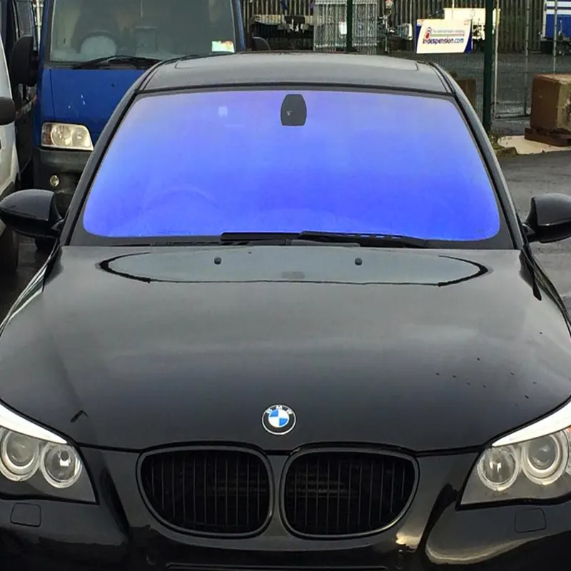 5x100ft Roll Blue Purple Window Tint VLT 80% High UV Proof Ceramic Car Home Use 