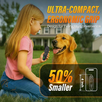 Répulsif Ultrasonique Portable 3 Modes pour Dressage Canin, Inoffensif, Recharge USB avec Sangle, Anti-Aboiement Extérieur, Personnalisable, En Stock