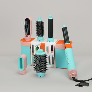 <span class=keywords><strong>ENZO</strong></span> EN-4140 6 en 1 Électrique Coiffant Multi-fonctions Salon Lisseur Boucleur Peigne Ionique Sèche-Cheveux Brosses Soufflante une Étape - Product Image 4