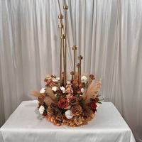 Harga Pabrik IFG Karangan Bunga Sutra Buatan Tangan Diameter 60cm untuk Dekorasi Lilin Pernikahan, Paskah & Natal