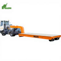 Remorque Mafi 50 pieds Roll-on/Roll-off pour manutention de marchandises en quai au terminal maritime RoRo