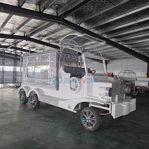 Factory Customization Electric Integrated Luxury Hearse Equipped with Sunshades Funeral Vehicle for Outdoor - Product Image 1