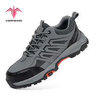Chaussures de sécurité avec embout en fibre de verre, style sportif, légères, isolantes, anti-perforation, anti-écrasement, pour travaux de construction