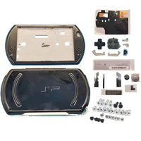 1 Juego de Carcasa Completa Inalámbrica Compatible con PSP Go, Material ABS, Multicolor, Reemplazo Completo con Kit de Botones