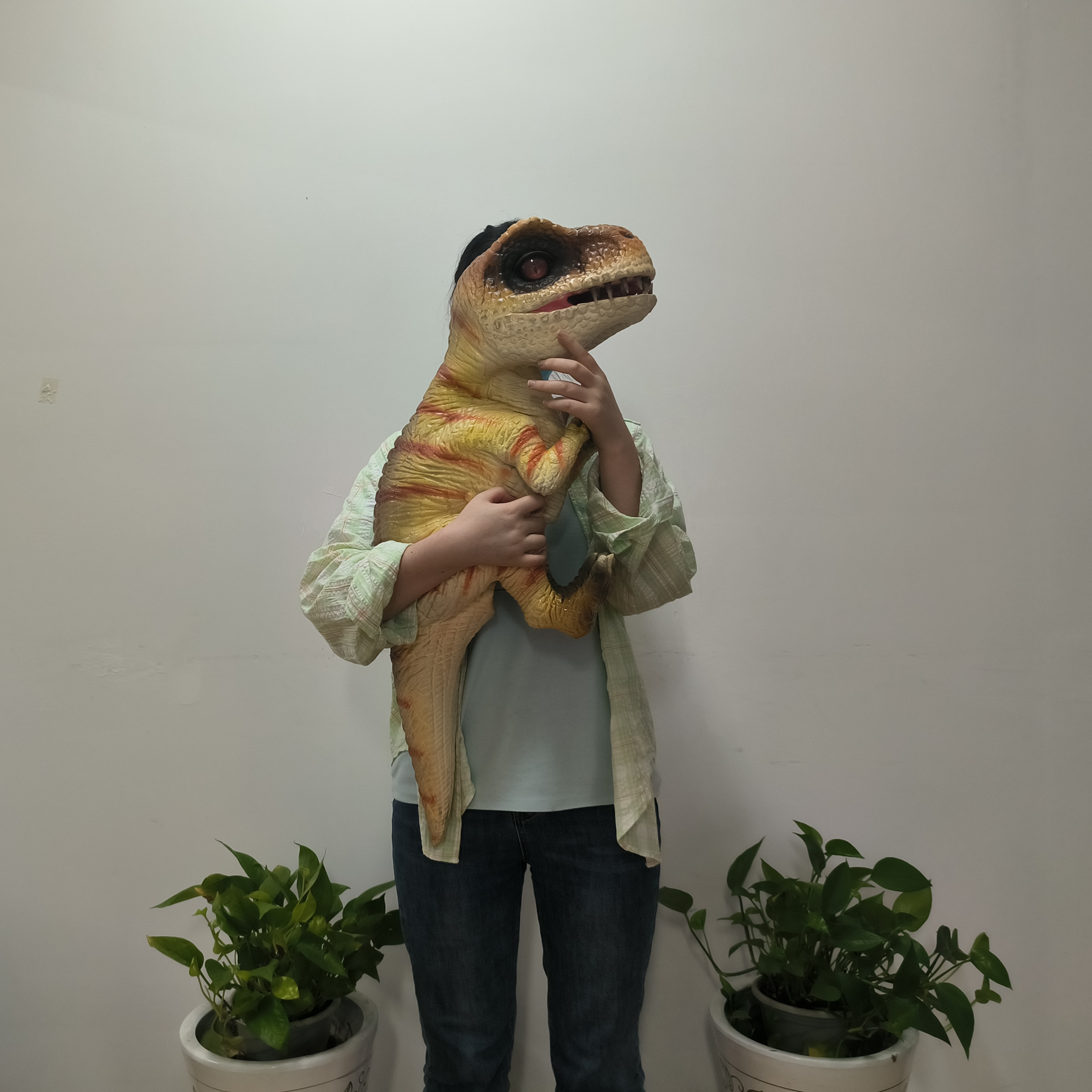 grey dragon shoulder puppet for sale