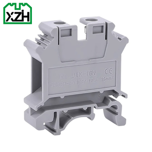Plastique Nylon PA66 UK16N Bloco De Terminais Para Trilho DIN 16 Mm2 Blocs De Terminais Elétrico Push in Din Rail Borniers - Product Image 3