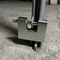 Cadenas de sécurité en acier blindé 90 mm, robuste et rectangulaire, pour usine