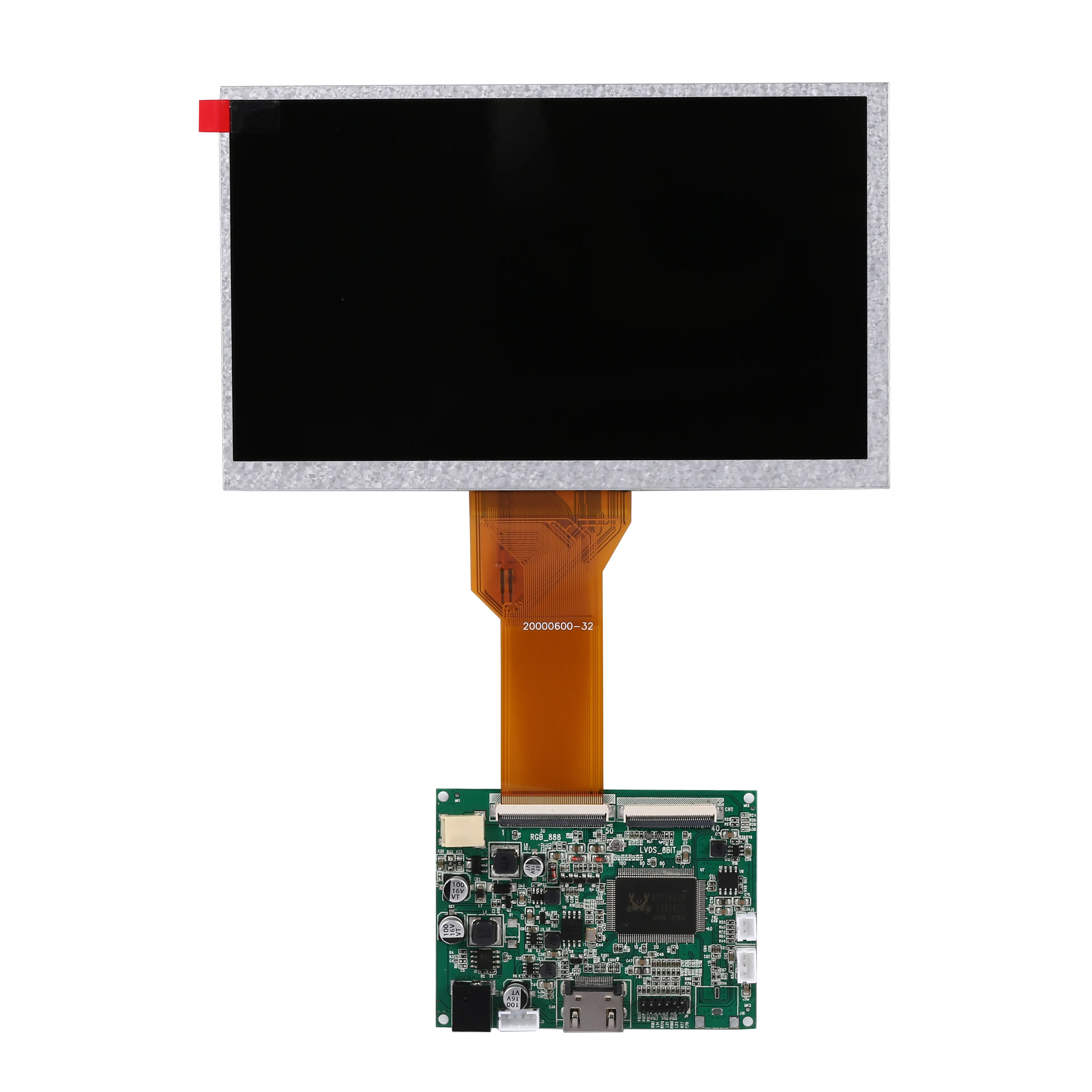 7 inç TN RGB yüksek parlaklık 800x480 1000 nit lcd