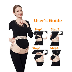 Faja de Maternidad 3 en 1, Bandas de Soporte para el Vientre, Cuidado Prenatal, Vendaje Deportivo, Faja de Recuperación Postparto, Prenda Moldeadora - Product Image 5