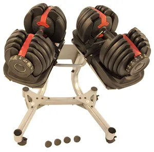 Ensemble de poids libres Haltères réglables Haltères 40kg Entraînement Multi Gym Fitness Equipment 25kg Haltères réglables