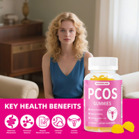 Gummies fonctionnelles pour la santé des femmes, personnalisables OEM, pour SOPK, amélioration de la densité osseuse, étiquetage personnalisé