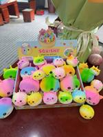 Grandes boules anti-stress en mousse PU en forme de licorne de 5,5 cm pour filles et garçons