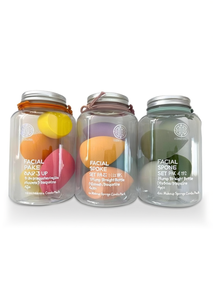 Set di Spugne per il Viso, Confezione da 4 x 192 Pezzi, Bottiglia Dritta per Spugne Trucco, Combo Pack da 4 Pezzi - Product Image 1