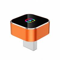 Adaptateur sans fil CarPlay orange pour CarPlay et Android, dongle plug-and-play, conversion facile, installation simple, nouveau style 2026