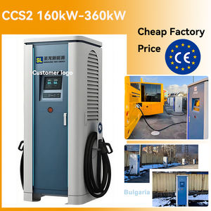 Precio <span class=keywords><strong>barato</strong></span> de fábrica DC Cargador rápido Montado en el <span class=keywords><strong>piso</strong></span> CCS2 Pistola dual <span class=keywords><strong>Compartir</strong></span> energía IP54 OCPP Ev Estación de carga Pantalla táctil de 7" - Product Image 2