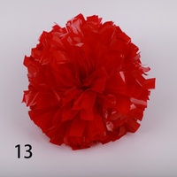 Pompons de cheerleading Icheerobics Factory, vente chaude, haute qualité, couleurs personnalisables, deux têtes, à tenir à la main, en PET, 15 couleurs