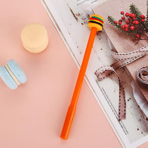Stylo de signature de bureau créatif dessin animé mignon papeterie pour étudiants à base d'eau 0.5mm frites crème glacée alimentaire stylos neutres - Product Image 6