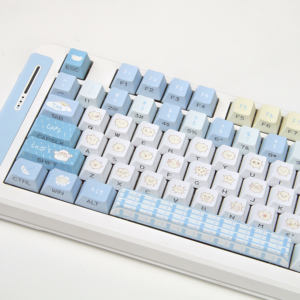 Tecla Clásica de Pintura al Óleo con Diseño de Cordero y Sal, Perfil Cherry, Lateral Translúcido, PBT Dye-Sub para Teclado Mecánico con Switches MX - Product Image 3