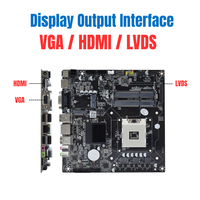 全新 HM65 薄型 Mini-ITX 主板支持 Intel 第二代和第三代笔记本电脑 CPU 2X DDR3 SO-DIMM NVME SSD SATA2.0 HM65 Mini-ITX 主板