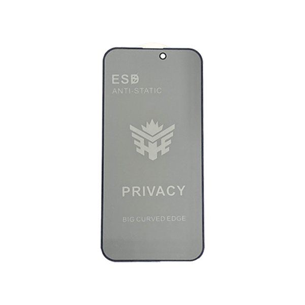 Custom Rounded Edge Full Coverage Matt Privacy Anti-Spy Tempered Glass Film Screen Protector for iPhone 16 15 14 13 Pro Max