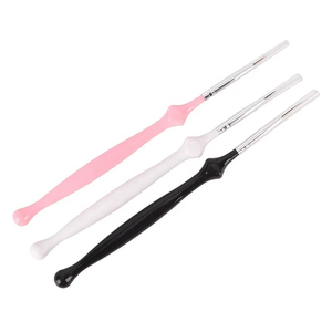 Ensemble de pinceaux à ongles ovales, poils en nylon, manche en bois, pinceau liner extra fin, logo personnalisé, outils de peinture pour nail art - Product Image 2