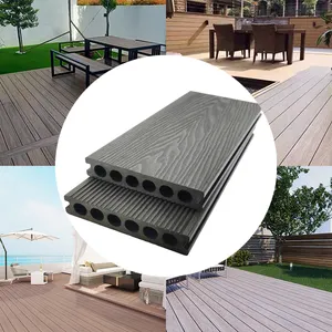 2022 Huidvriendelijke Outdoor Hout Kunststof Composiet Dek Boards Houtstructuur Vloeren Kunstmatige Hardhout Hout Wpc Decking