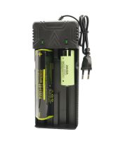 Chargeur de batterie au lithium HD-4314002 26800 3.7V/4.2V, double fente parallèle/série, charge rapide pour appareil photo, microphone, LED