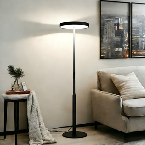 Lampes <span class=keywords><strong>sur</strong></span> <span class=keywords><strong>pied</strong></span> LED Billionaire, minimalisme Bauhaus, bleu, protection des yeux et prévention de la fatigue, sans lumière bleue, thérapie médicale - Product Image 1