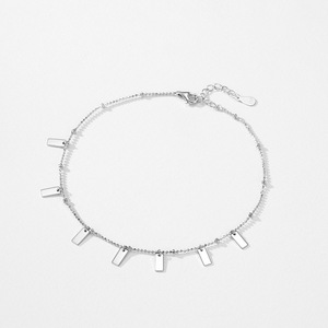 Pulsera de Cadena de Plata de Ley S925 Serie Radiance para Mujer - Joyería Simple y Elegante, Versión de Cobre Personalizable - Product Image 3