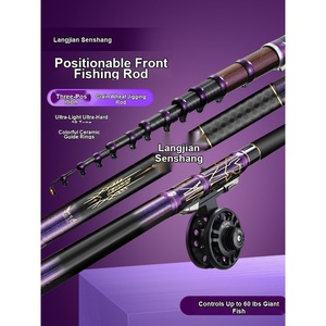 Langjiansenshang 3 Pos No Cut Front Strike Rod Valley Wheat Teasing Rod Ultra Light Ultra Hard 19T Fishing Kit - Product Image 2