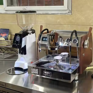 Máquina de café expreso comercial <span class=keywords><strong>italiana</strong></span> semiautomática, bomba rotativa de doble caldera independiente, superventas, moderna, de dos calderas - Product Image 6