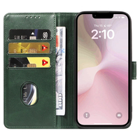 Funda Tipo Cartera de Cuero PU para iPhone 16E - Funda con Soporte, 3 Ranuras para Tarjetas, Cierre Magnético y Carcasa Antigolpes
