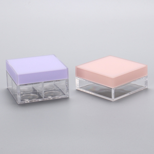 Mỹ Phẩm Trang Điểm Bột Bao Bì <span class=keywords><strong>Container</strong></span> Vuông Rỗng Nhựa Lỏng Bột Jar Với Sifter - Product Image 4
