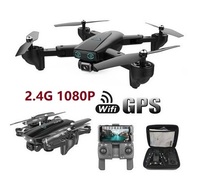90046 מל"ט 2.4G 1080P HD אווירי מצלמה Wifi Headless GPS תמורה לאיבוד Quadcopter מתקפל Drone למתחילים