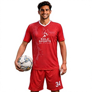Camisetas de Fútbol con Diseños Modernos a Precio Económico, Impresión Personalizada, Manga Corta, Conjunto de Uniforme de Fútbol para Hombre, Transpirable - Product Image 1
