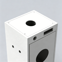 Gabinete de Seguridad para Productos Inflamables de 1 Puerta, Acero Laminado en Frío, con Ventana de Visualización y Cierre Centralizado para Laboratorio