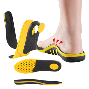 2026 nouveau KJ homme sport et confort semelle intérieure fasciite plantaire soulagement Sport semelle Logo personnalisé soutien de la voûte plantaire semelle orthopédique - Product Image 1